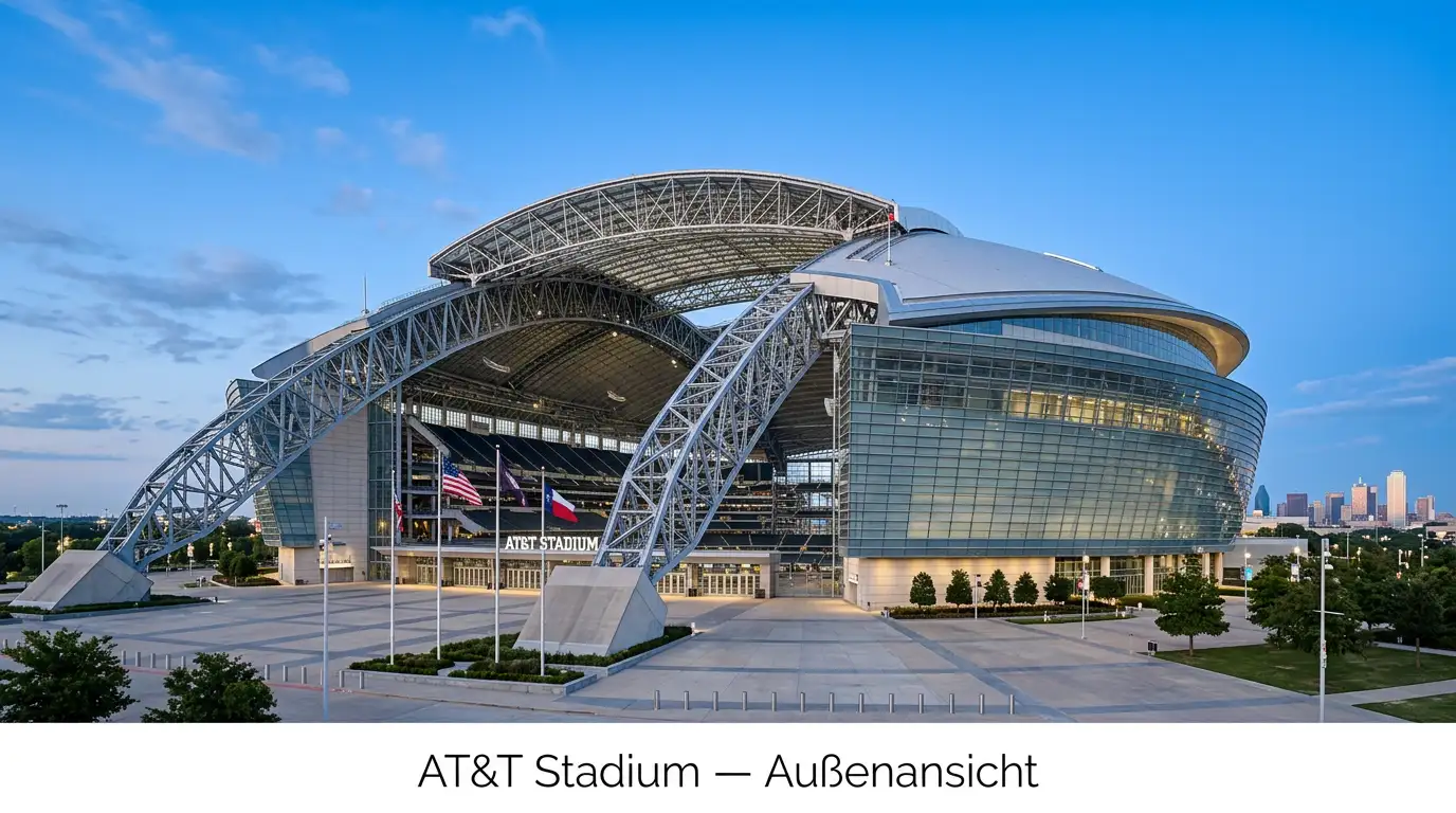 AT&T Stadium in Dallas für die WM 2026