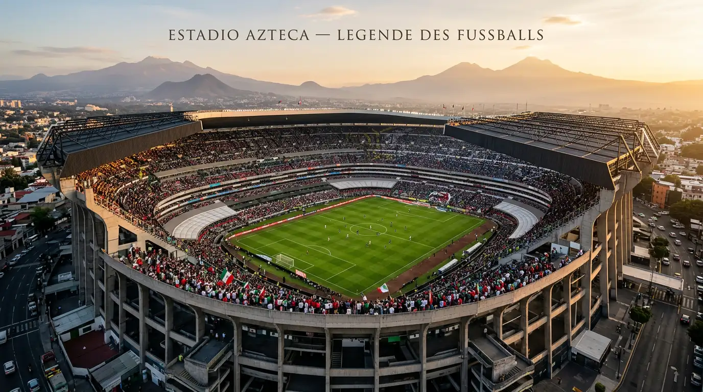 Estadio Azteca in Mexiko-Stadt für die WM-Eröffnung 2026