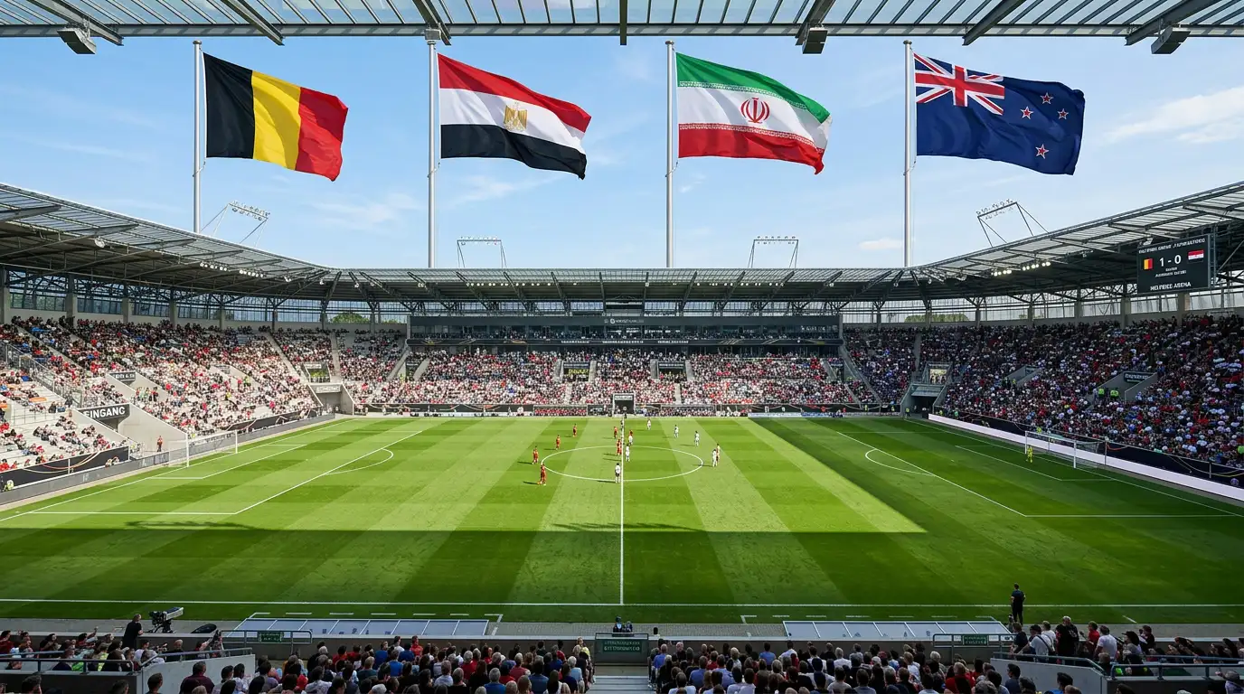 WM 2026 Gruppe G mit Belgien, Ägypten, Iran und Neuseeland