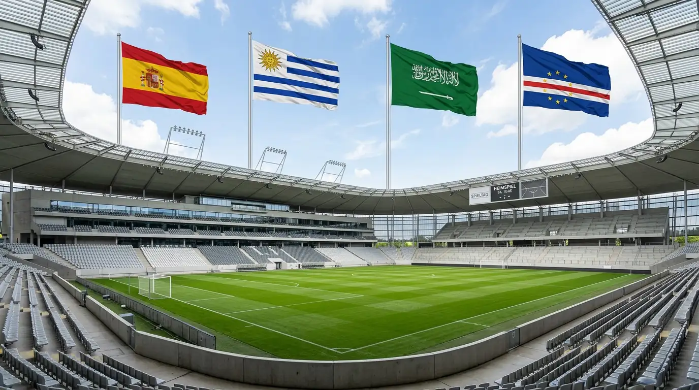 WM 2026 Gruppe H mit Spanien, Uruguay, Saudi-Arabien und Kap Verde