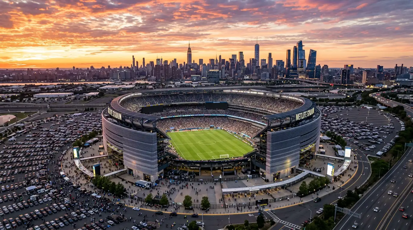 MetLife Stadium in East Rutherford für das WM-Finale 2026