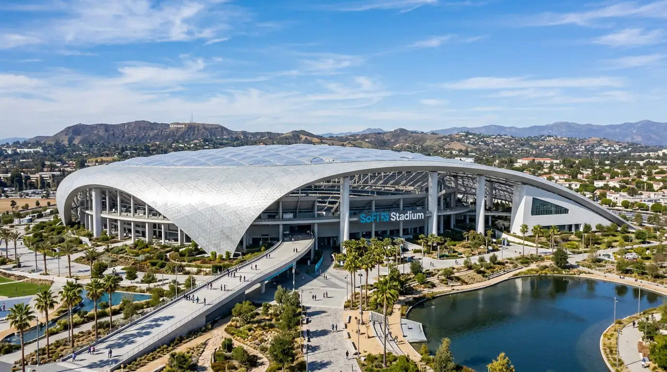 SoFi Stadium in Los Angeles für die WM 2026