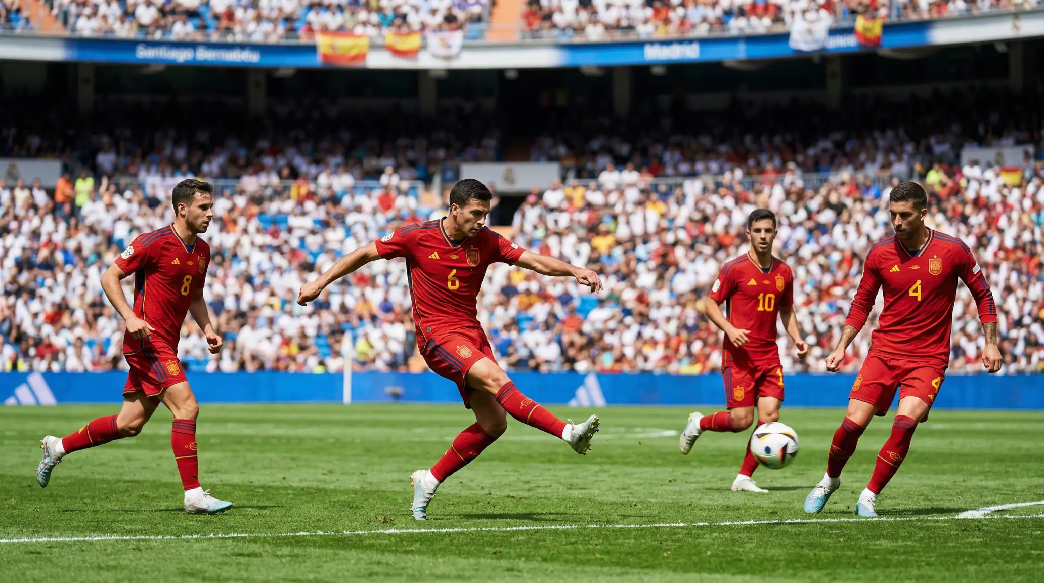 Spanische Nationalmannschaft La Roja bei der WM 2026 als amtierender Europameister
