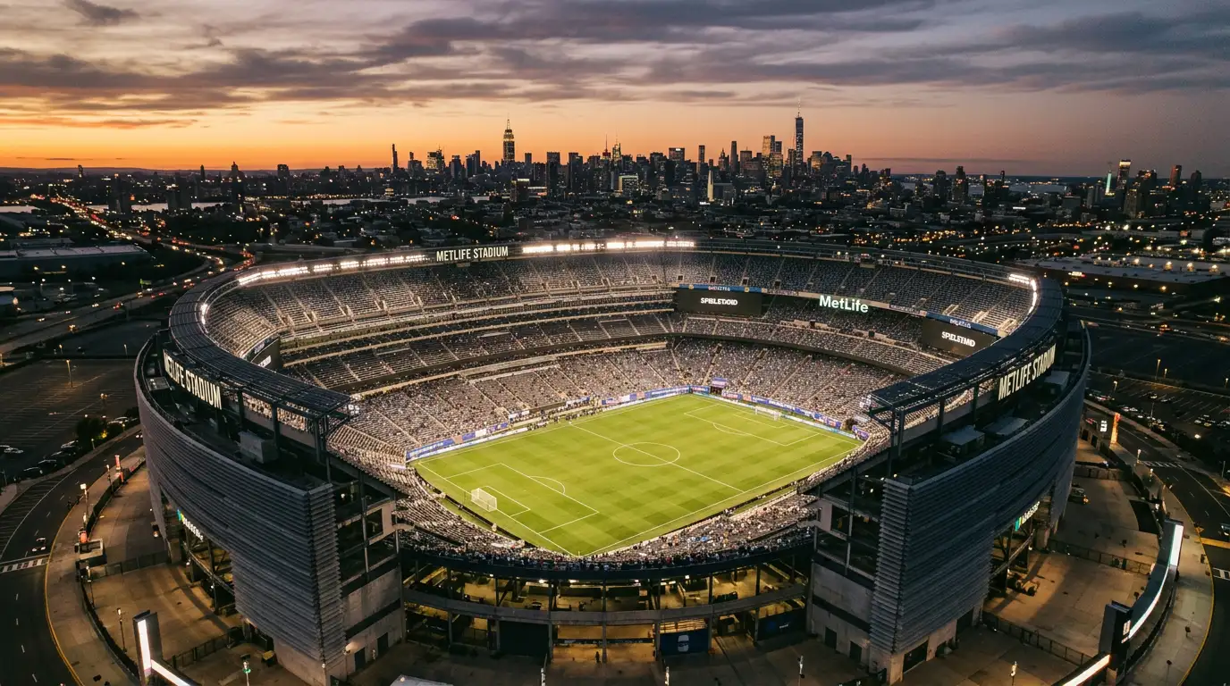 MetLife Stadium in New Jersey als Austragungsort des WM-Finales 2026